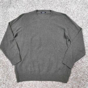 Naadam Cashmere Sweater Mens XL Olive Green Pullover Crew Neck